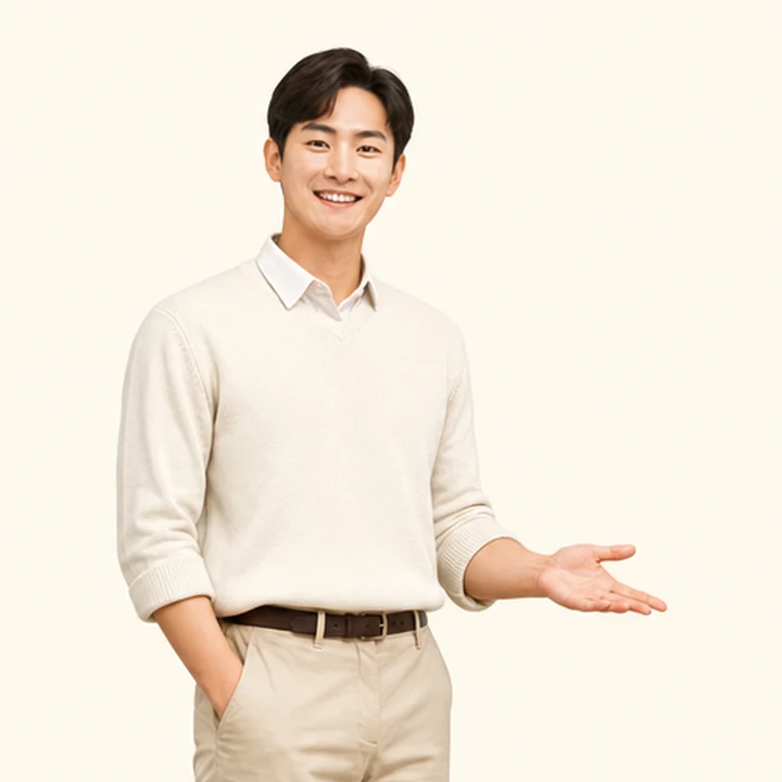 승합차 장기렌트 상담 신청을 안내하는 담당자